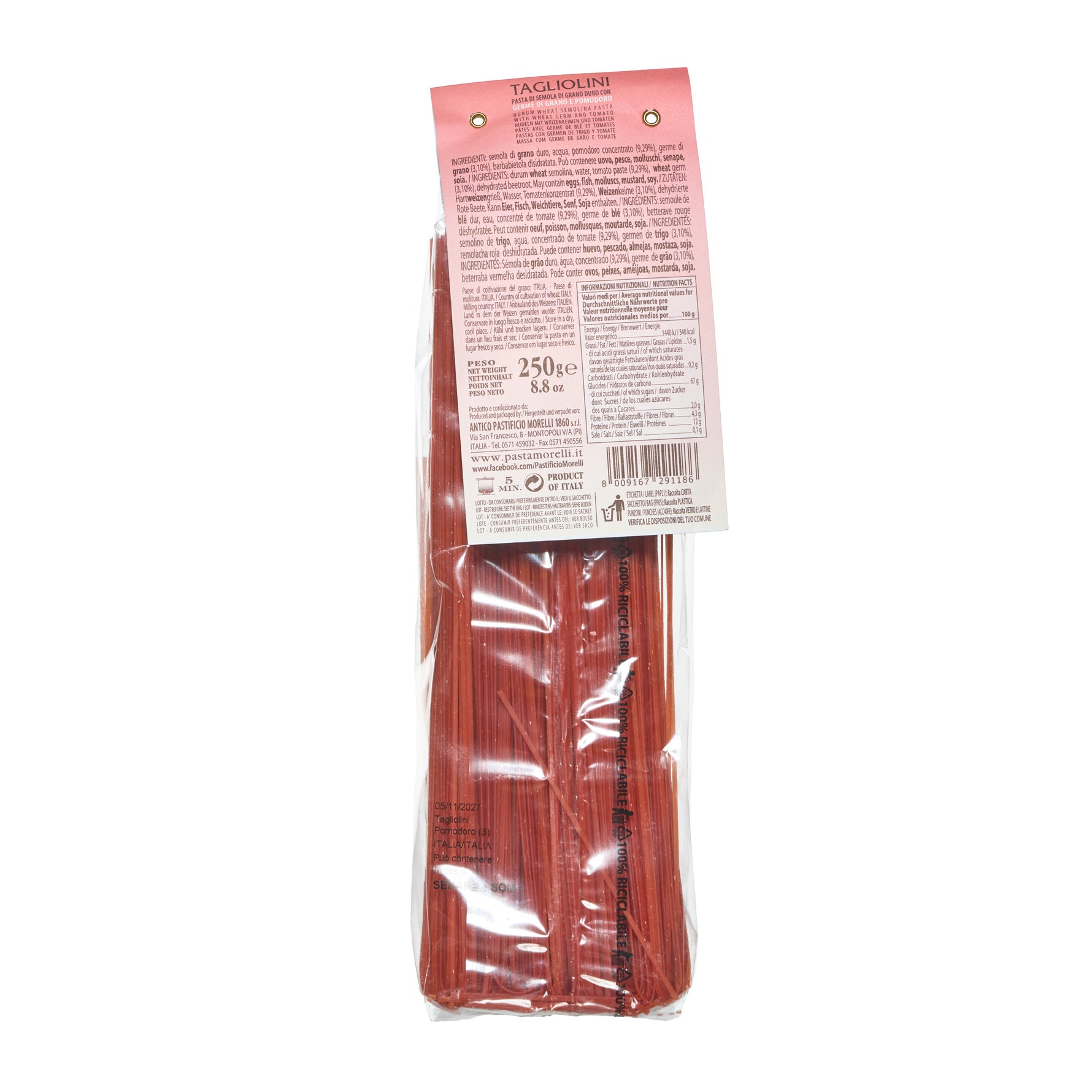 Morelli Pasta Tagliolini Pomodoro