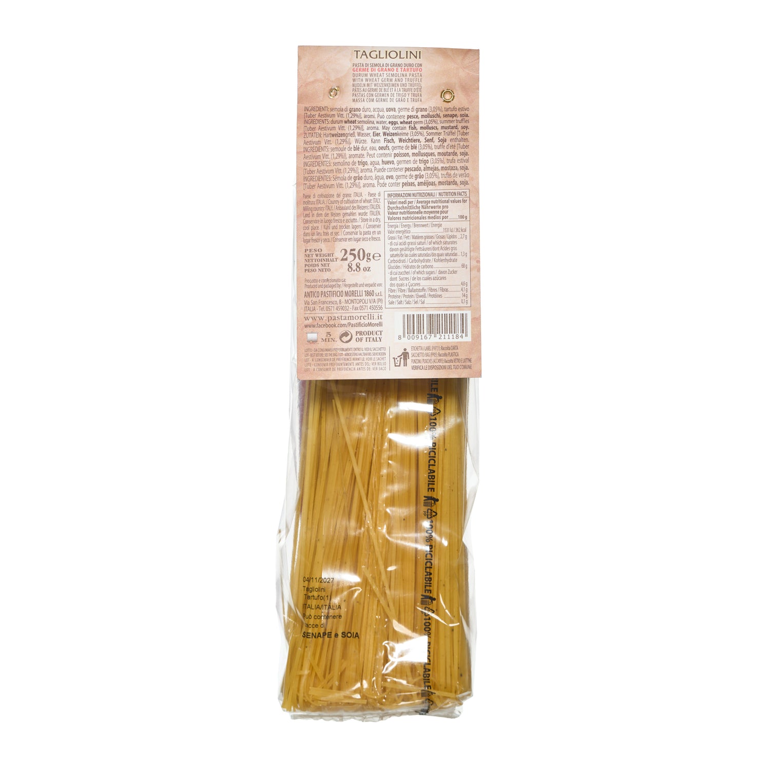 Morelli Pasta Tagliolini Tartufo